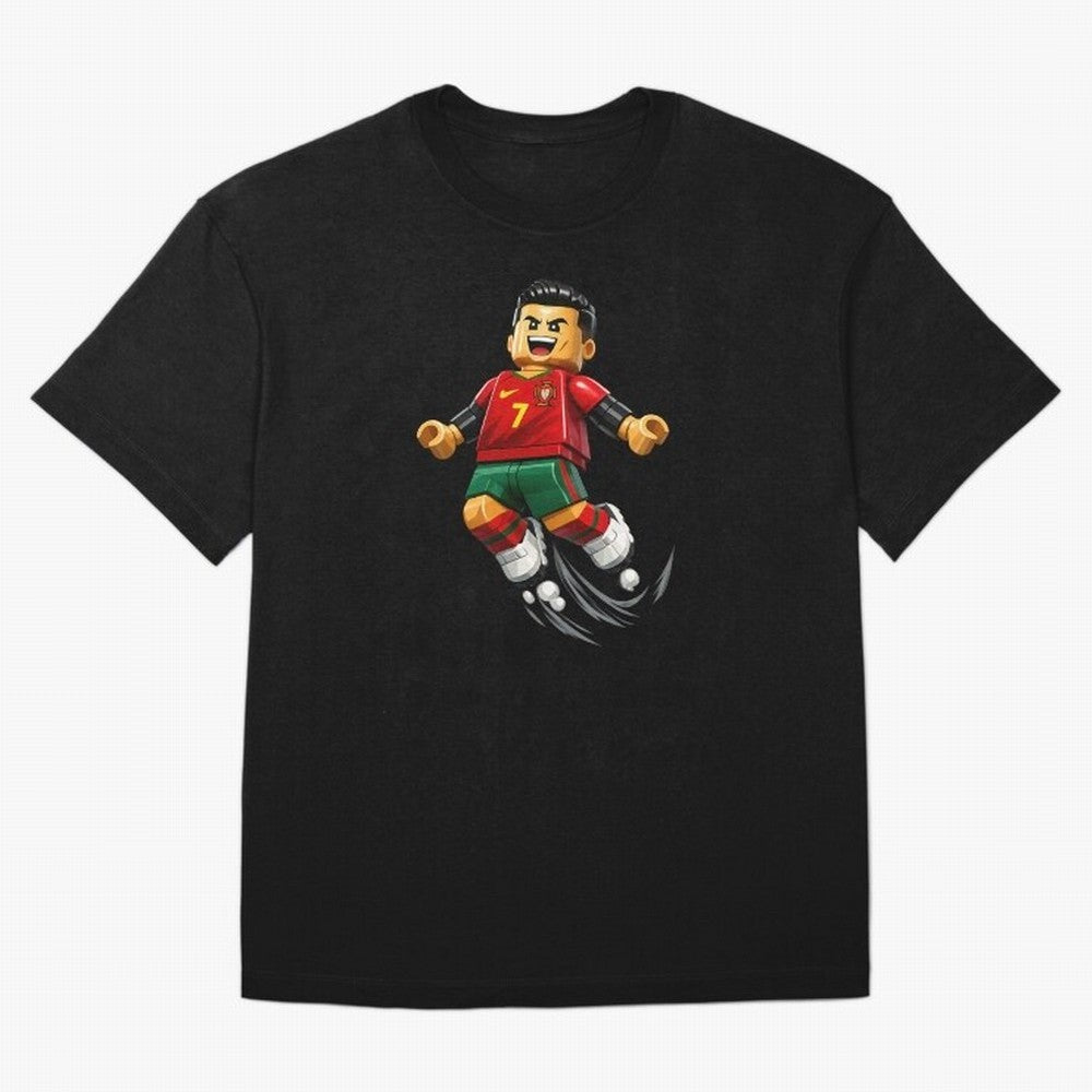 Cristiano Ronaldo. Siuuuuuu! Lego Mundial Oversized T-Shirt Enjoy the Biggest Football Party of Global Football Passion for FIFA World Cup 2026, Made for Mbappe and Neymar, Netherlands, Soccer Culture, Superstar Moments, National Team Dreams and