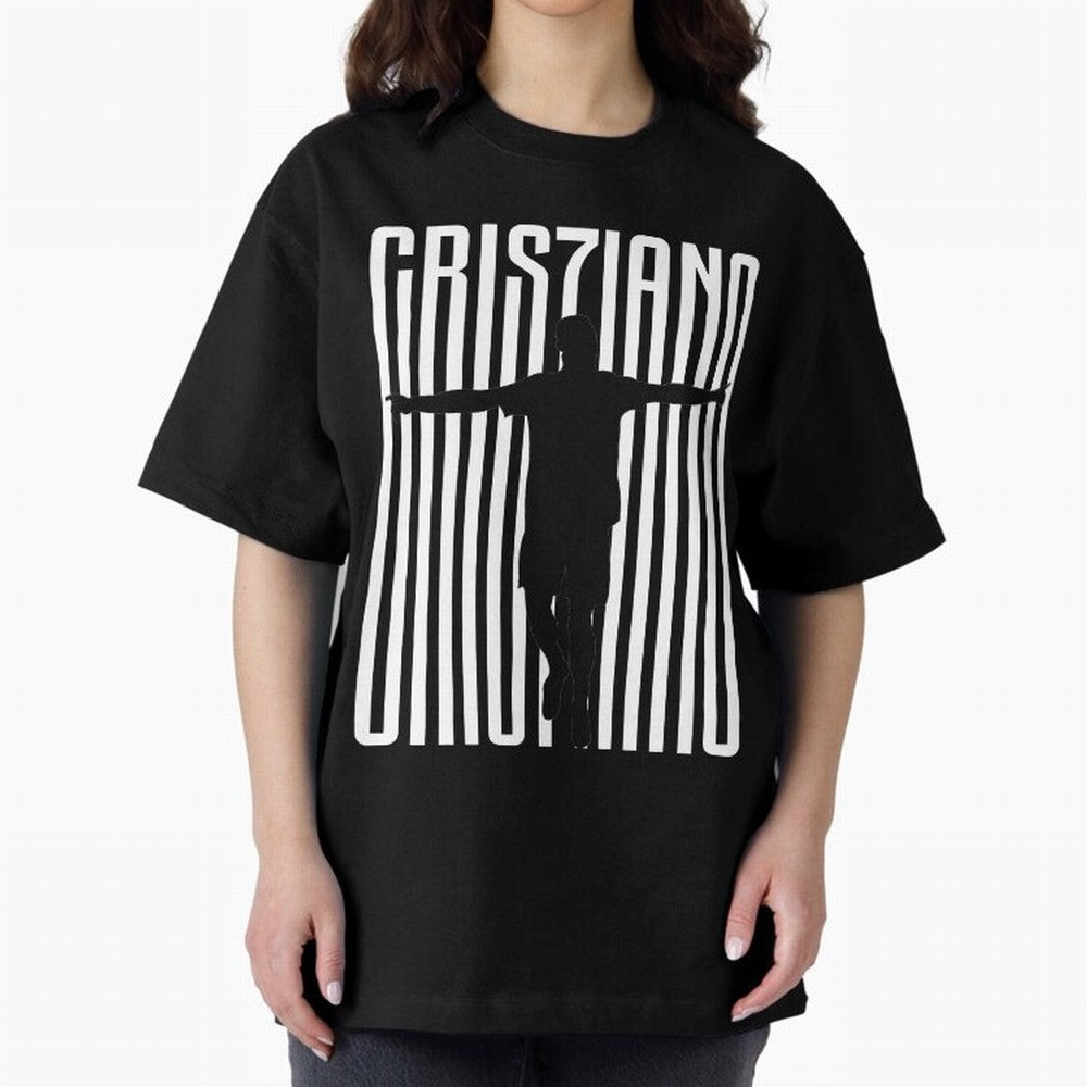 Cristiano Ronaldo Oversized T-Shirt Feel the Trophy Chase of Global Football Passion for FIFA World Cup 2026 USA Canada Mexico, Inspired by Neymar, Brazil, Tournament Hype, Historic Matchups, Family Viewing Parties and Global Sports Pride; Made for