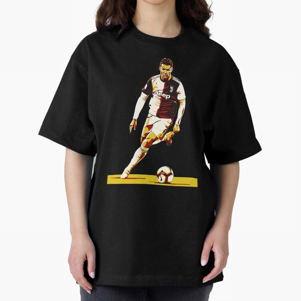 Cristiano Ronaldo Oversized T-Shirt Celebrate Every Goal in FIFA World Cup 2026 Spirit, Driven by Argentina and Brazil, Cristiano Ronaldo, Champion Mindset, Group Stage Buzz, Knockout Tension and Passionate Fan Culture; Ideal for Football Dads,