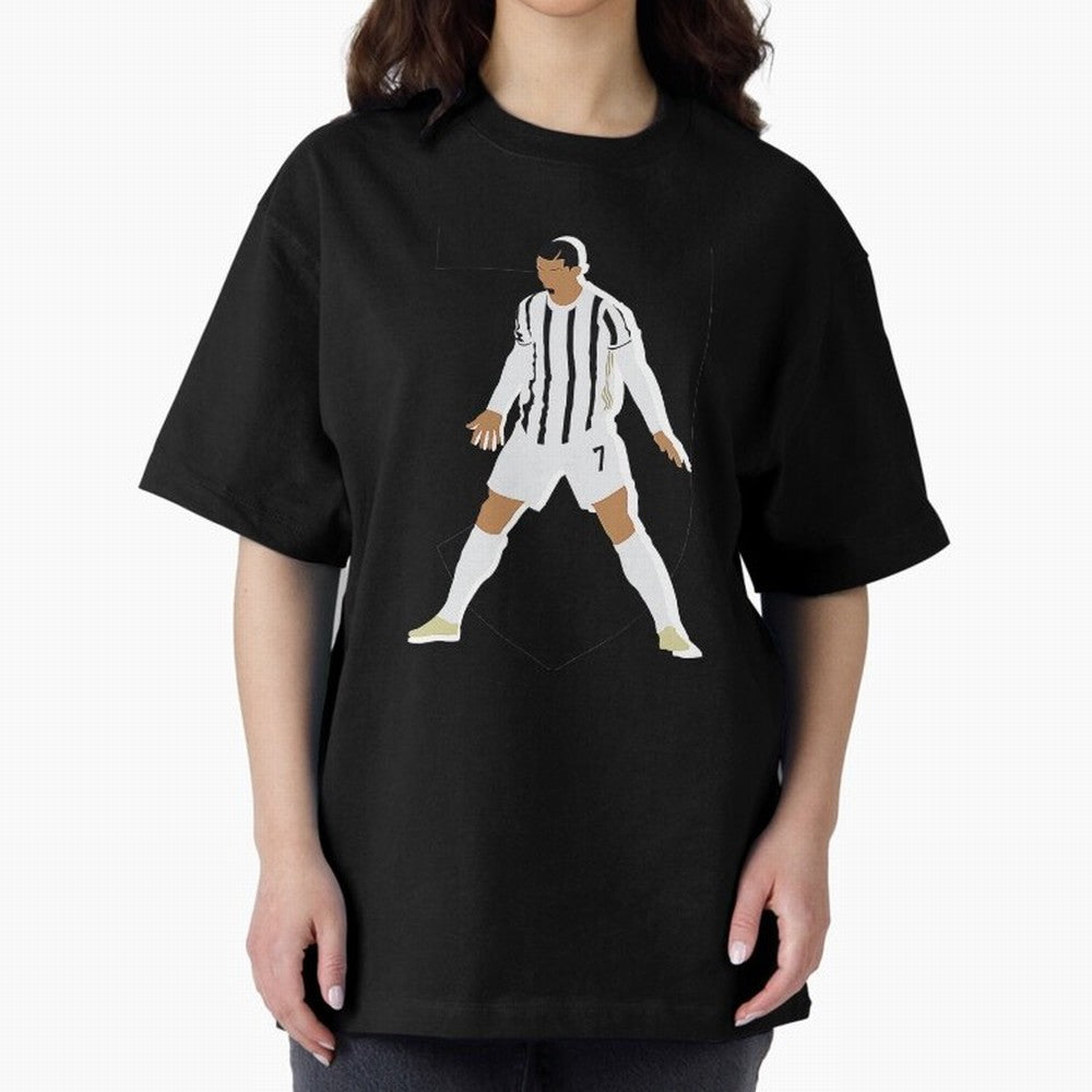Cristiano Ronaldo Oversized T-Shirt Celebrate Football Dreams Across FIFA World Cup 2026 for Fans of Cristiano Ronaldo, Haaland and CR7 and Argentina and Brazil, Bringing Worldwide Fan Energy, Dramatic Goals, Stadium Lights and Championship