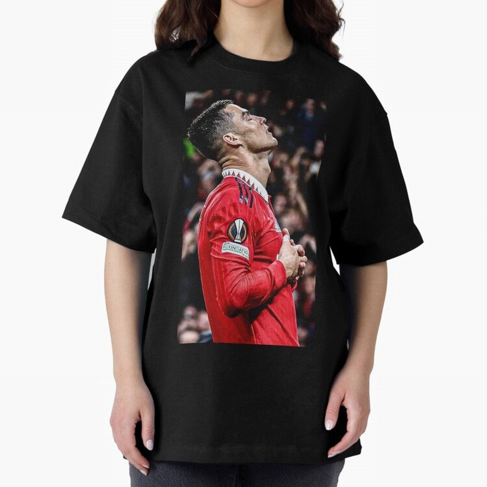 Cristiano Ronaldo CR7 Oversized T-Shirt Stand with Global Football Passion for FIFA World Cup 2026 Group Stage, Built around Cristiano Ronaldo, France, Football Passion, Legendary Performances, Festival Vibes and Supporter Community; Built for