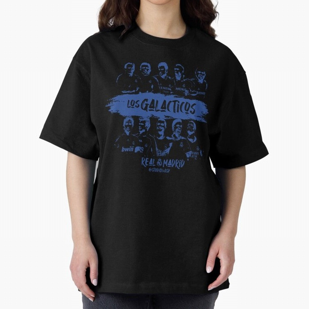Los Galacticos Oversized T-Shirt Bring Retro Soccer Energy to FIFA World Cup 2026 USA Canada Mexico Spirit, Inspired by Portugal, Spain and Germany, Mbappe and Neymar, Soccer Culture, Superstar Moments, National Team Dreams and Competitive Fire;