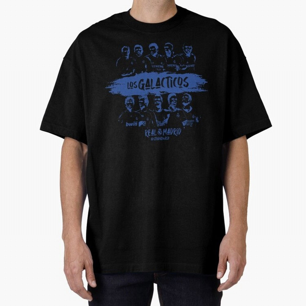 Los Galacticos Oversized T-Shirt Bring Retro Soccer Energy to FIFA World Cup 2026 USA Canada Mexico Spirit, Inspired by Portugal, Spain and Germany, Mbappe and Neymar, Soccer Culture, Superstar Moments, National Team Dreams and Competitive Fire;