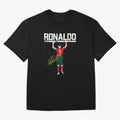 Cristiano Ronaldo Portugal Jersey -The Farewell Oversized T-Shirt Represent the Passion of FIFA World Cup 2026 USA Canada Mexico Spirit, Highlighting Netherlands, Haaland and Mbappe, Goal Celebration Energy, Supporter Heritage, Football Icons and