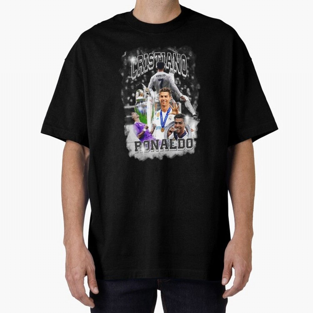 Cristiano Ronaldo Oversized T-Shirt Keep the Legacy of FIFA World Cup 2026 for Fans of Neymar, Haaland and Cristiano Ronaldo and England, Bringing Football Passion, Legendary Performances, Festival Vibes and Supporter Community; Perfect for Fans,