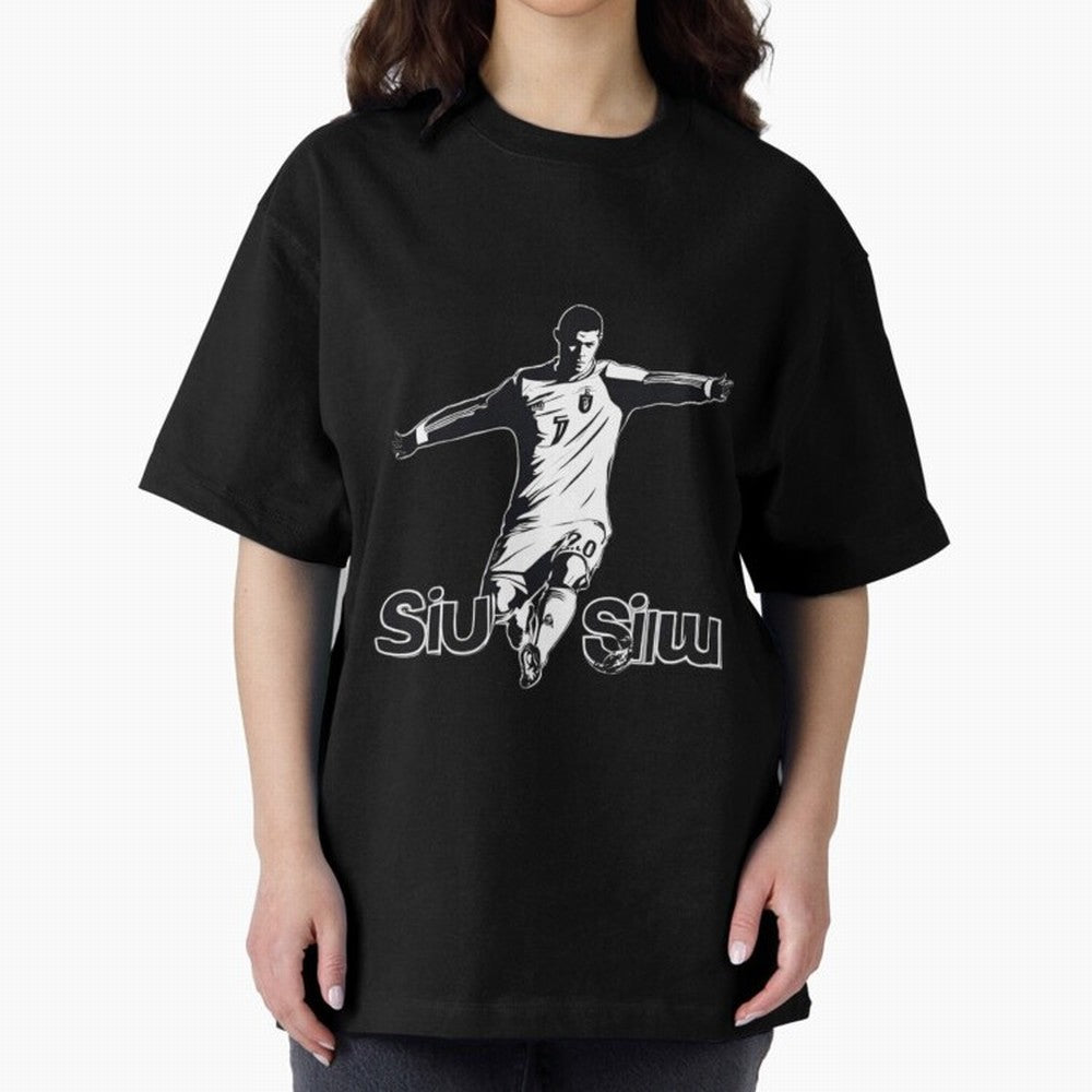 CR7 SIUU Oversized T-Shirt Bring Trophy Dreams to FIFA World Cup 2026 Group Stage Driven by Neymar, Portugal Energy, Classic Soccer Heritage, Championship Pressure, Fan Loyalty and International Pride; Ideal for Football Dads, Football Moms,