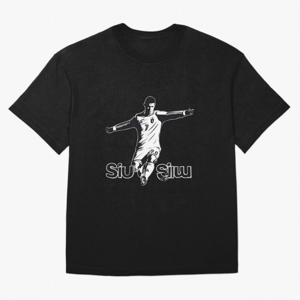 CR7 SIUU Oversized T-Shirt Bring Trophy Dreams to FIFA World Cup 2026 Group Stage Driven by Neymar, Portugal Energy, Classic Soccer Heritage, Championship Pressure, Fan Loyalty and International Pride; Ideal for Football Dads, Football Moms,