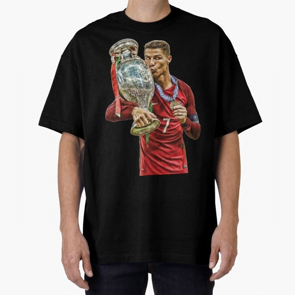cristiano ronaldo Oversized T-Shirt Follow the Road to the FIFA World Cup 2026 Journey through Cristiano Ronaldo, Haaland and CR7 Highlights, Argentina, France and Brazil Pride, Vintage Soccer Flavor, Modern Football Stars, National Flags and Final