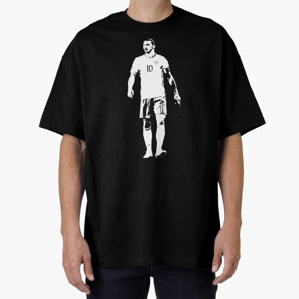 Zlatan-Ibra Oversized T-Shirt Show Up for the Glory of FIFA World Cup 2026 Group Stage for Fans of Neymar, Haaland and Cristiano Ronaldo and Brazil, Portugal and Argentina, Bringing Stadium Memories, Football Loyalty, International Chants and
