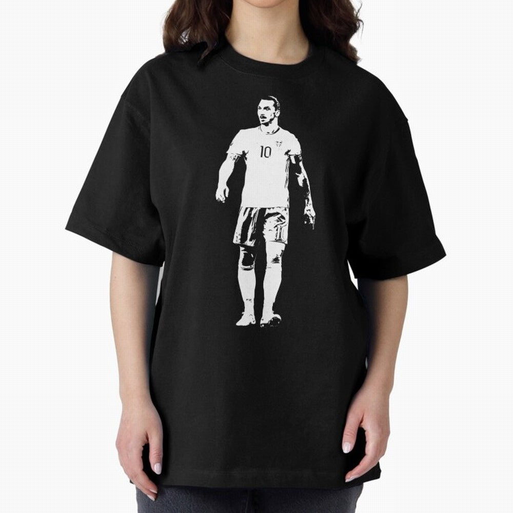 Zlatan-Ibra Oversized T-Shirt Show Up for the Glory of FIFA World Cup 2026 Group Stage for Fans of Neymar, Haaland and Cristiano Ronaldo and Brazil, Portugal and Argentina, Bringing Stadium Memories, Football Loyalty, International Chants and