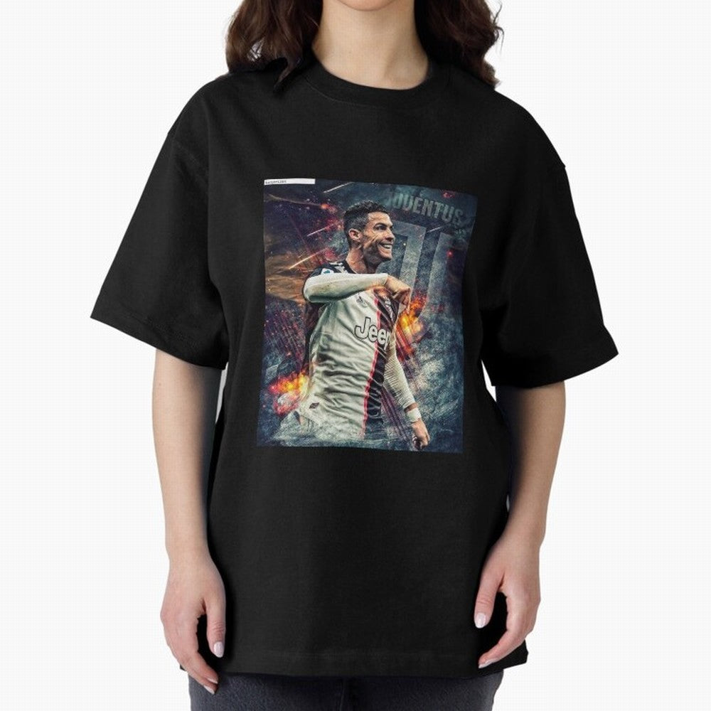 Wallpaper Cristiano Ronaldo Oversized T-Shirt Live the Energy of FIFA World Cup 2026 for Fans of CR7 and Messi and England and Germany, Bringing Match Day Excitement, Supporter Culture, Golden Goals and Global Football Passion; Ideal for Fans Who