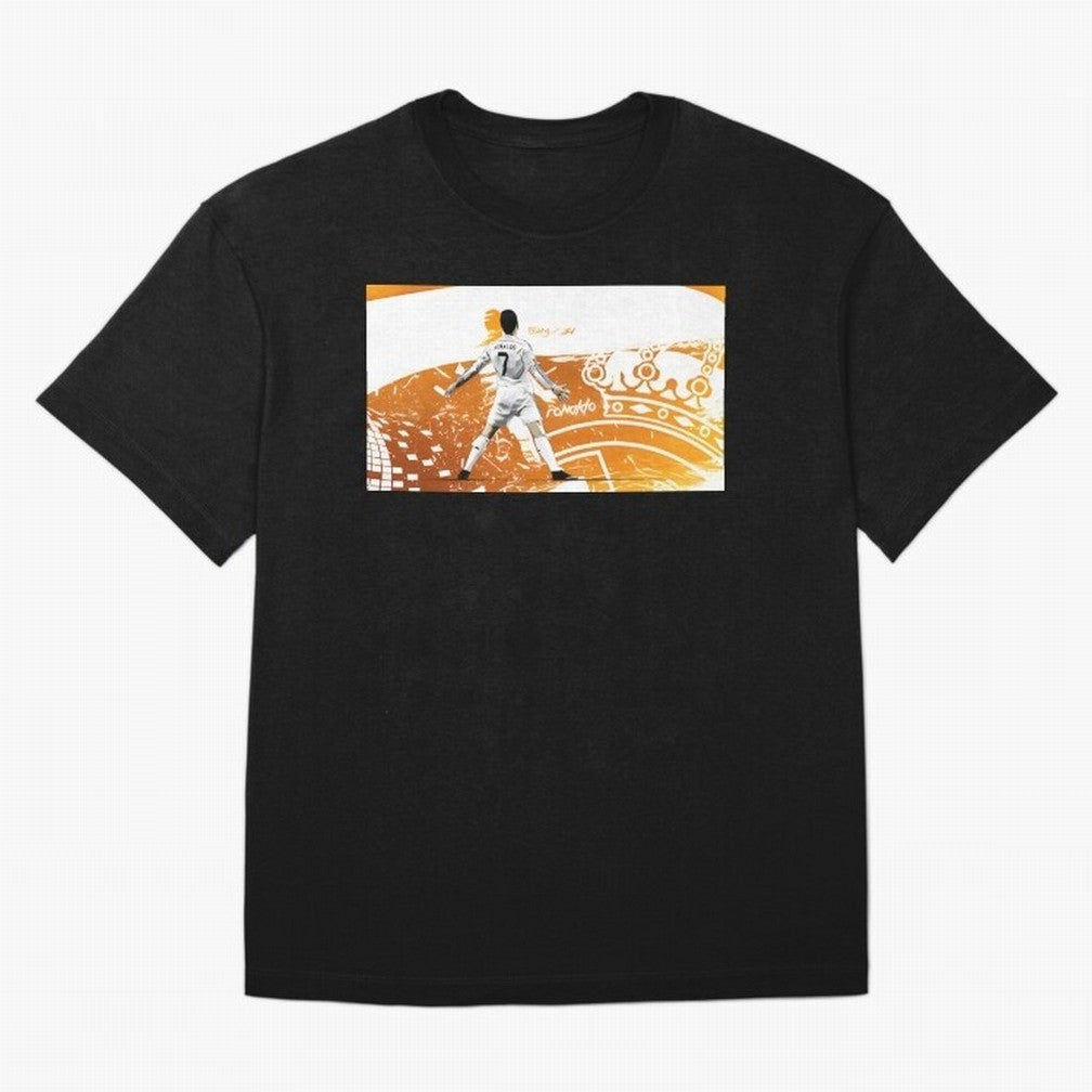 Cristiano Ronaldo Oversized T-Shirt Show Support during FIFA World Cup 2026 USA Canada Mexico Filled with Mbappe, Portugal Energy, Stadium Chants, National Pride, Trophy Dreams and Unforgettable Football Memories; Great for Watch Parties, Sports
