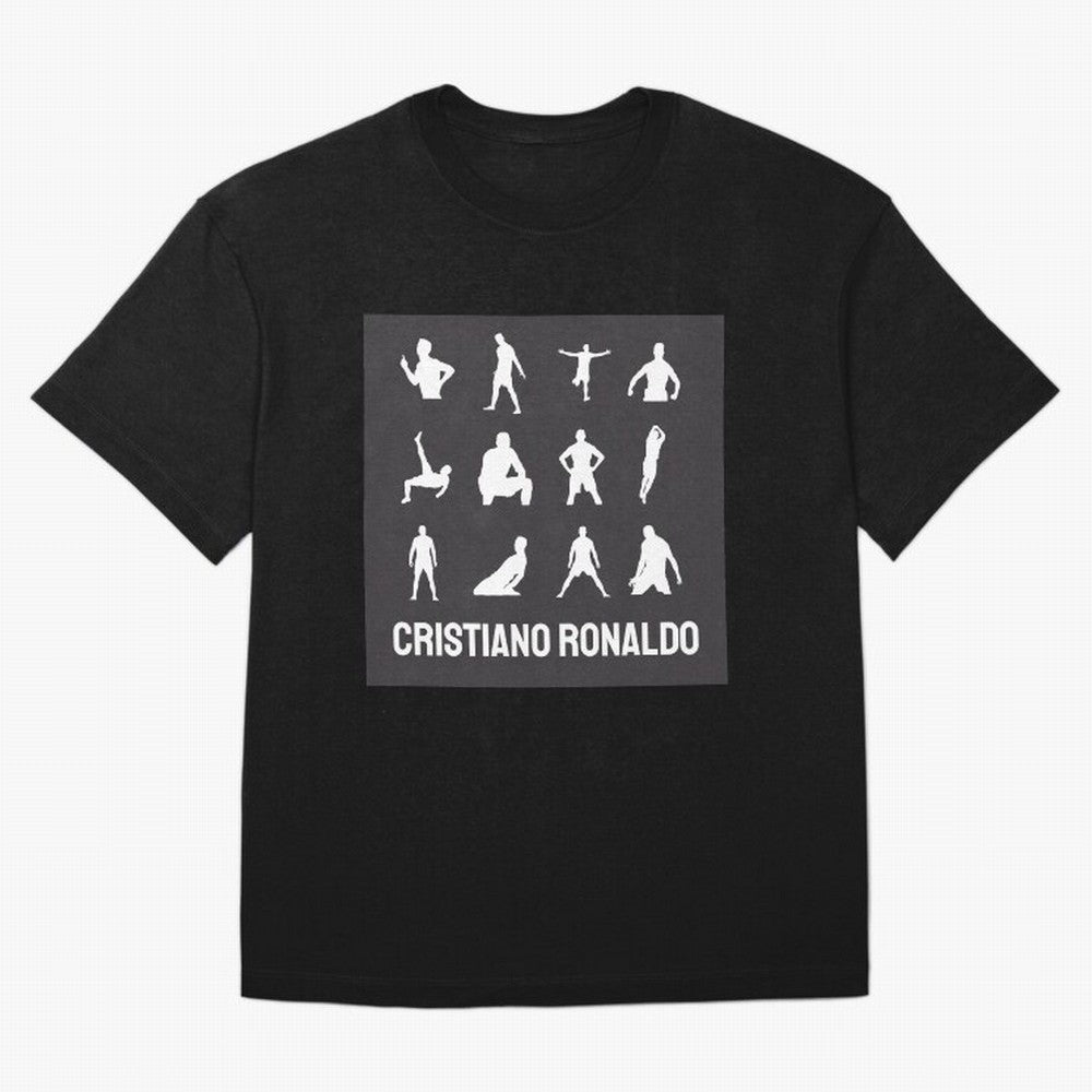 Cristiano Ronaldo Minimalism Silhouette Oversized T-Shirt Celebrate Football Dreams Across FIFA World Cup 2026 Group Stage Celebrating Cristiano Ronaldo, Haaland and CR7, Portugal, Spain and Germany Energy, Retro Football Energy, Iconic Rivalries,