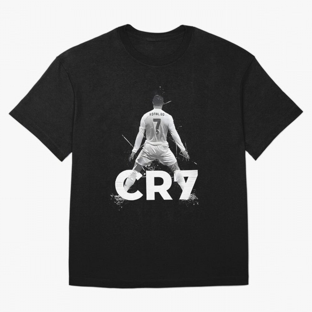 Cr7 Oversized T-Shirt Represent the Passion of Match Day Hype around FIFA World Cup 2026 USA Canada Mexico, CR7, England, Retro Football Energy, Iconic Rivalries, Trophy Chase Drama and Stadium Atmosphere; Ideal for Football Dads, Football Moms,