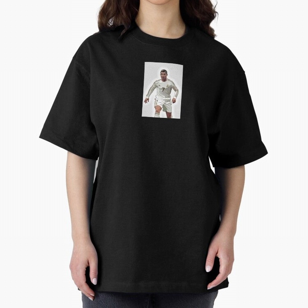 Cristiano Ronaldo Oversized T-Shirt Fuel Match Day Hype around FIFA World Cup 2026 USA Canada Mexico, Messi and Cristiano Ronaldo, Netherlands, Championship Spirit, Famous Goals, Roaring Crowds and International Football Unity; Made for Collectors