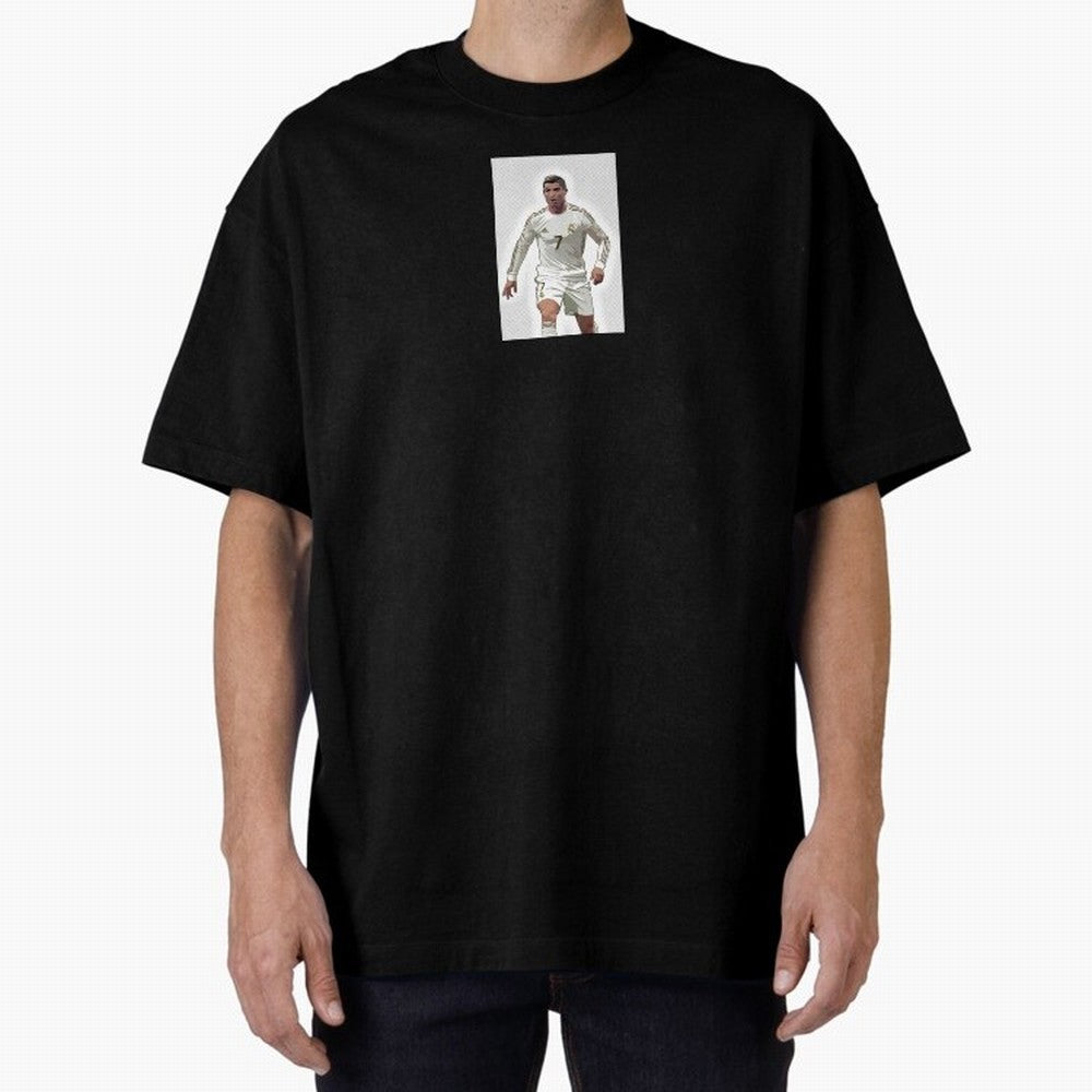 Cristiano Ronaldo Oversized T-Shirt Fuel Match Day Hype around FIFA World Cup 2026 USA Canada Mexico, Messi and Cristiano Ronaldo, Netherlands, Championship Spirit, Famous Goals, Roaring Crowds and International Football Unity; Made for Collectors