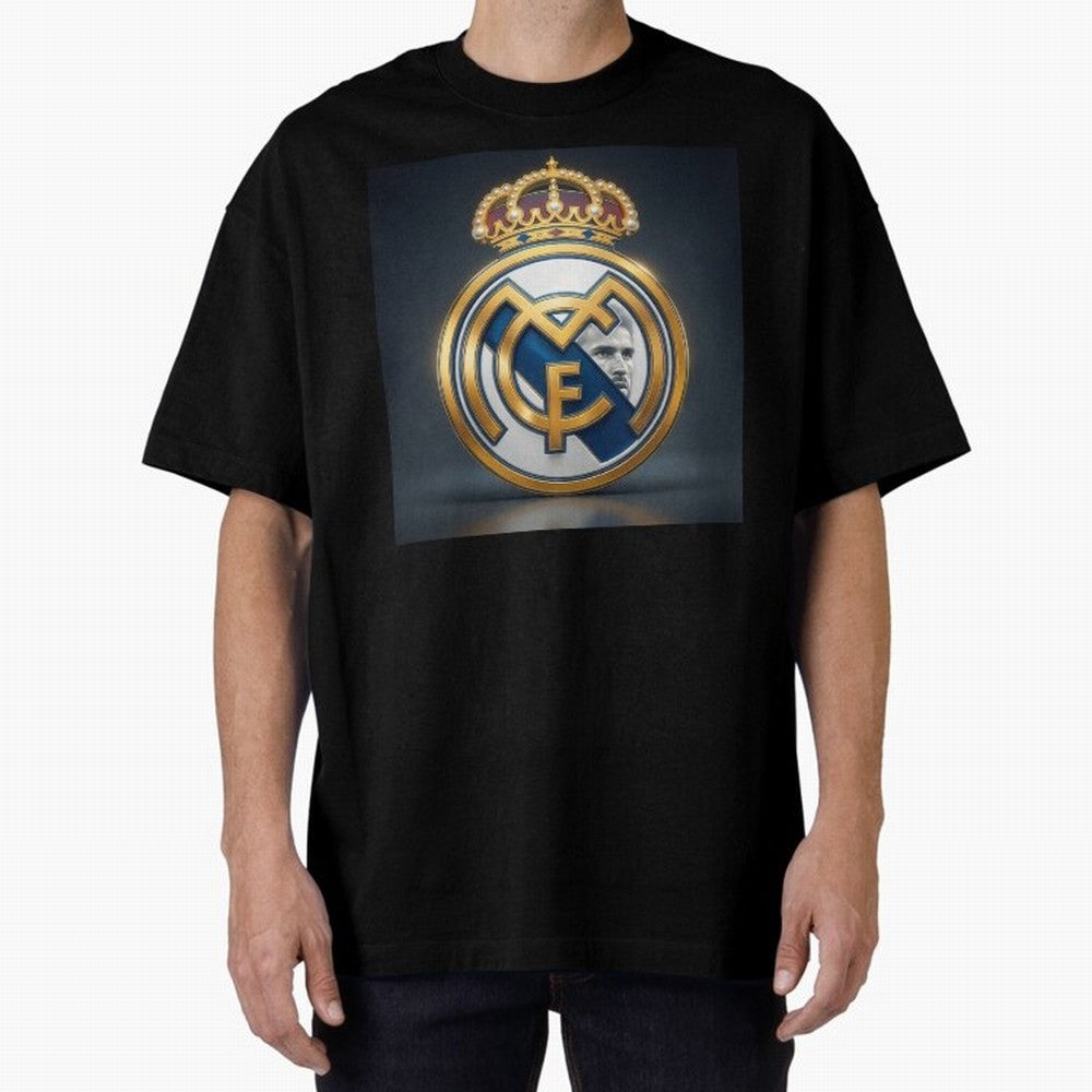 Figuras Madridistas Oversized T-Shirt Showcase the FIFA World Cup 2026 Group Stage Journey through Haaland and Mbappe Highlights, Brazil, Portugal and Argentina Pride, Stadium Chants, National Pride, Trophy Dreams and Unforgettable Football