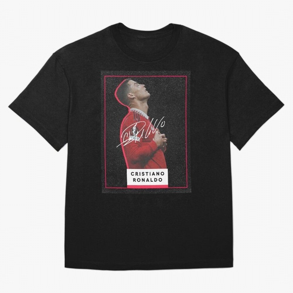New Celebration Ronaldo Oversized T-Shirt Celebrate the Stars of Global Football Passion for FIFA World Cup 2026, Connected to Haaland, Argentina, France and Brazil, Football Festival Excitement, Trophy Ambitions, Country Rivalries and Star Player