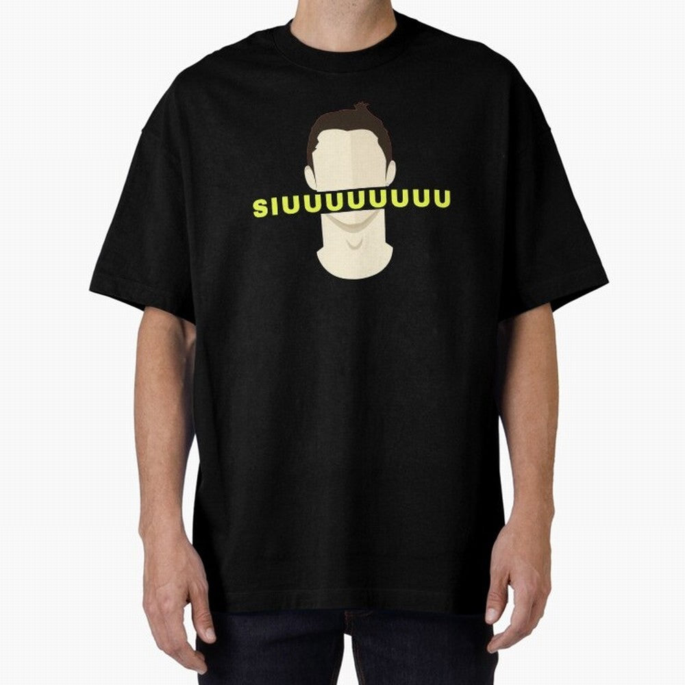 CR7 siuuu funny Oversized T-Shirt Celebrate Global Football Passion for FIFA World Cup 2026 Group Stage, Built around Mbappe and Neymar, Germany, Game Day Rituals, Football Legends, Country Pride and the Road to the Final; Created for Match Day