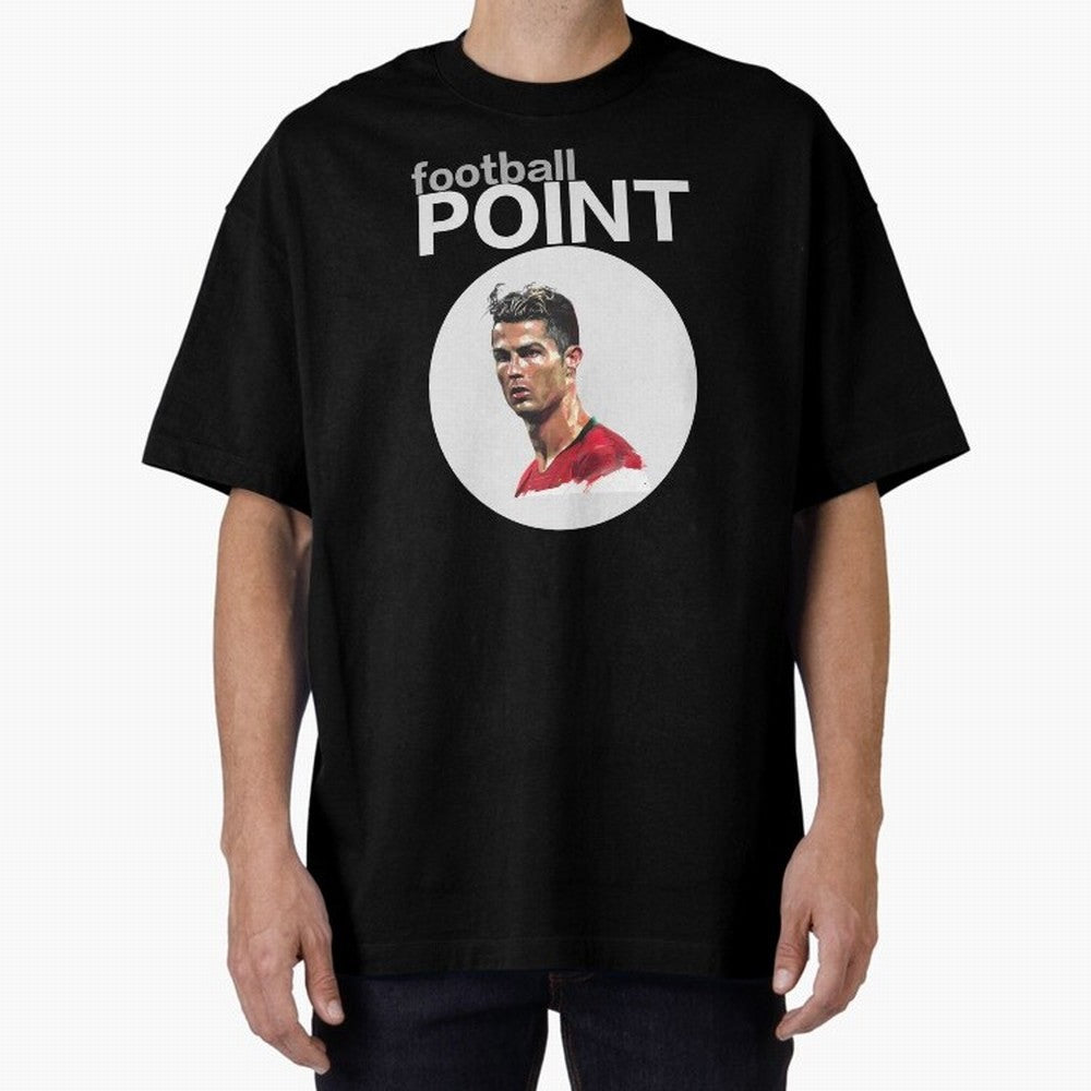 football POINT Oversized T-Shirt Create the FIFA World Cup 2026 USA Canada Mexico Journey through Messi and Cristiano Ronaldo Highlights, Argentina and Brazil Pride, Match Day Excitement, Supporter Culture, Golden Goals and Global Football Passion;