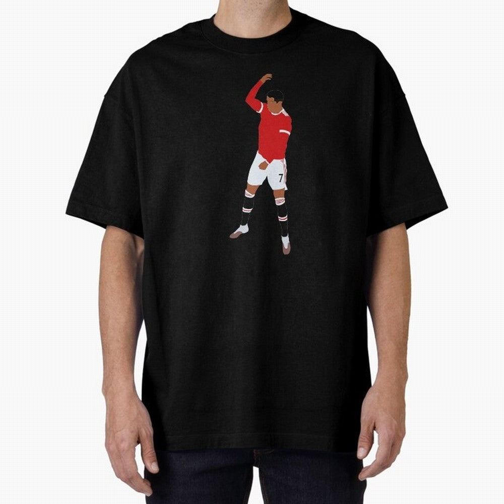 Cristiano Ronaldo Oversized T-Shirt Feel Global Football Passion for FIFA World Cup 2026 USA Canada Mexico, Driven by Cristiano Ronaldo, Haaland and CR7, Brazil, Champion Mindset, Group Stage Buzz, Knockout Tension and Passionate Fan Culture;