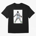 Cristiano Ronaldo Suii Sticker Oversized T-Shirt Celebrate Match Day Hype around FIFA World Cup 2026, Haaland, France and Portugal, Stadium Memories, Football Loyalty, International Chants and Championship Tradition; Ideal for Football Dads,