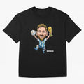 Messi Campion Oversized T-Shirt Feel the Heartbeat of Global Football Passion for FIFA World Cup 2026 Group Stage, Inspired by Messi, France and Portugal, Worldwide Fan Energy, Dramatic Goals, Stadium Lights and Championship Celebrations; Ideal for