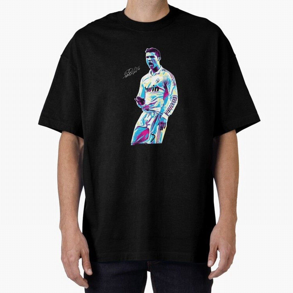 Cristiano Ronaldo Oversized T-Shirt Make Every Match About the FIFA World Cup 2026 Journey through Mbappe Highlights, France and Portugal Pride, Stadium Chants, National Pride, Trophy Dreams and Unforgettable Football Memories; Ideal for Fans Who