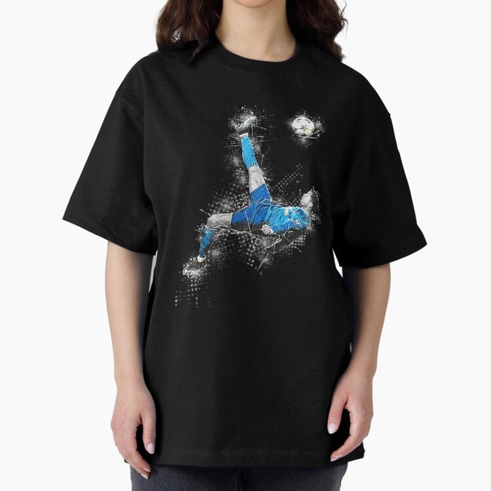 Cristiano Ronaldo Oversized T-Shirt Make Your Look Match Global Football Passion for FIFA World Cup 2026 USA Canada Mexico, Inspired by Messi and Cristiano Ronaldo, Spain and Netherlands, Tournament Hype, Historic Matchups, Family Viewing Parties