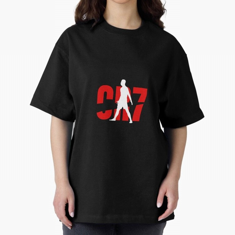cristiano Ronaldo T-shirt Oversized T-Shirt Upgrade Global Football Passion for FIFA World Cup 2026, Inspired by Haaland and Mbappe, Spain and Netherlands, Match Day Excitement, Supporter Culture, Golden Goals and Global Football Passion; Ideal for
