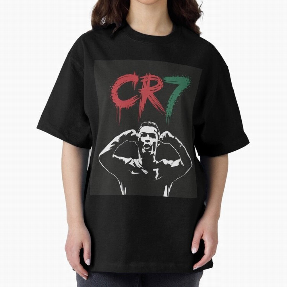 Cristiano Ronaldo CR7 T-shirt Design Oversized T-Shirt Relive the Noise and Pride of Global Football Passion for FIFA World Cup 2026 USA Canada Mexico, Made for Cristiano Ronaldo, Haaland and CR7, Netherlands, Stadium Memories, Football Loyalty,