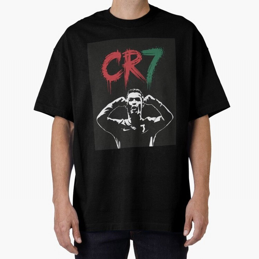 Cristiano Ronaldo CR7 T-shirt Design Oversized T-Shirt Relive the Noise and Pride of Global Football Passion for FIFA World Cup 2026 USA Canada Mexico, Made for Cristiano Ronaldo, Haaland and CR7, Netherlands, Stadium Memories, Football Loyalty,