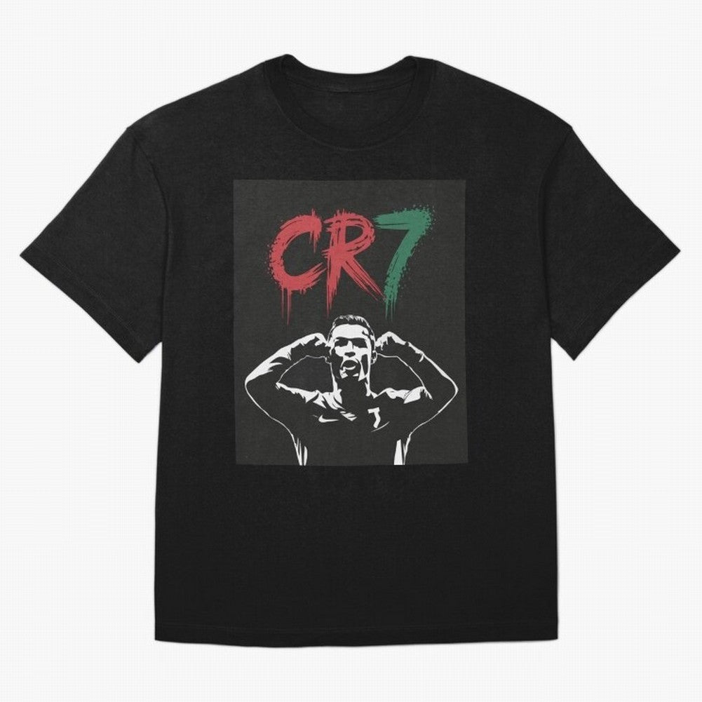 Cristiano Ronaldo CR7 T-shirt Design Oversized T-Shirt Relive the Noise and Pride of Global Football Passion for FIFA World Cup 2026 USA Canada Mexico, Made for Cristiano Ronaldo, Haaland and CR7, Netherlands, Stadium Memories, Football Loyalty,