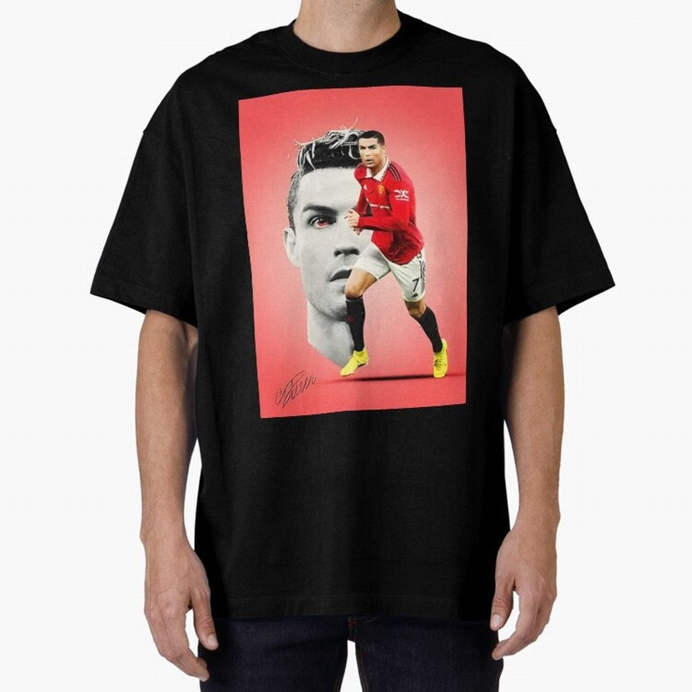 Cr7 Oversized T-Shirt Get Ready for FIFA World Cup 2026 Group Stage for Fans of Mbappe and Portugal, Bringing Football History, Final Match Energy, Crowd Noise and Once in a Lifetime Moments; Great for Supporters Who Love Legendary Players,