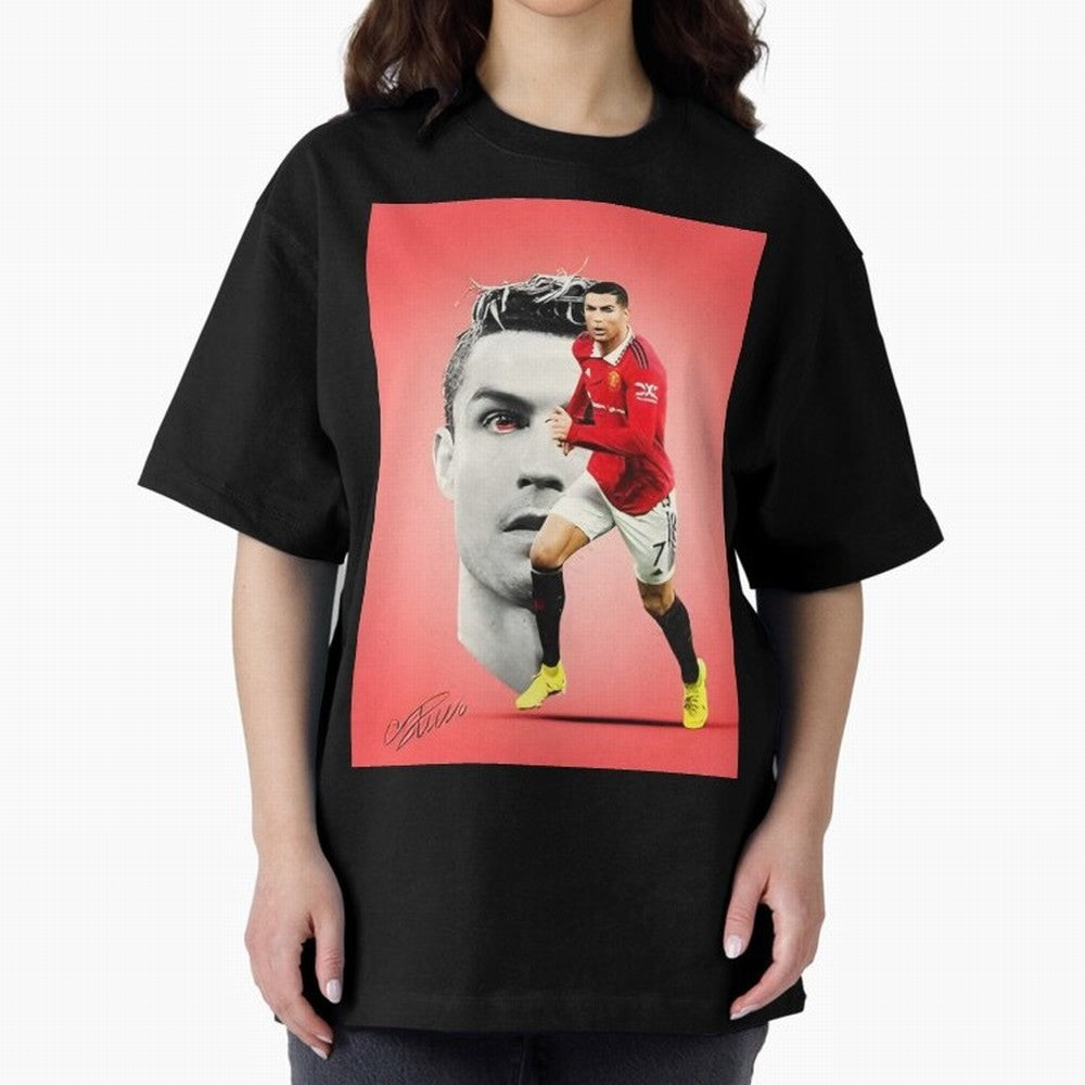 Cr7 Oversized T-Shirt Get Ready for FIFA World Cup 2026 Group Stage for Fans of Mbappe and Portugal, Bringing Football History, Final Match Energy, Crowd Noise and Once in a Lifetime Moments; Great for Supporters Who Love Legendary Players,