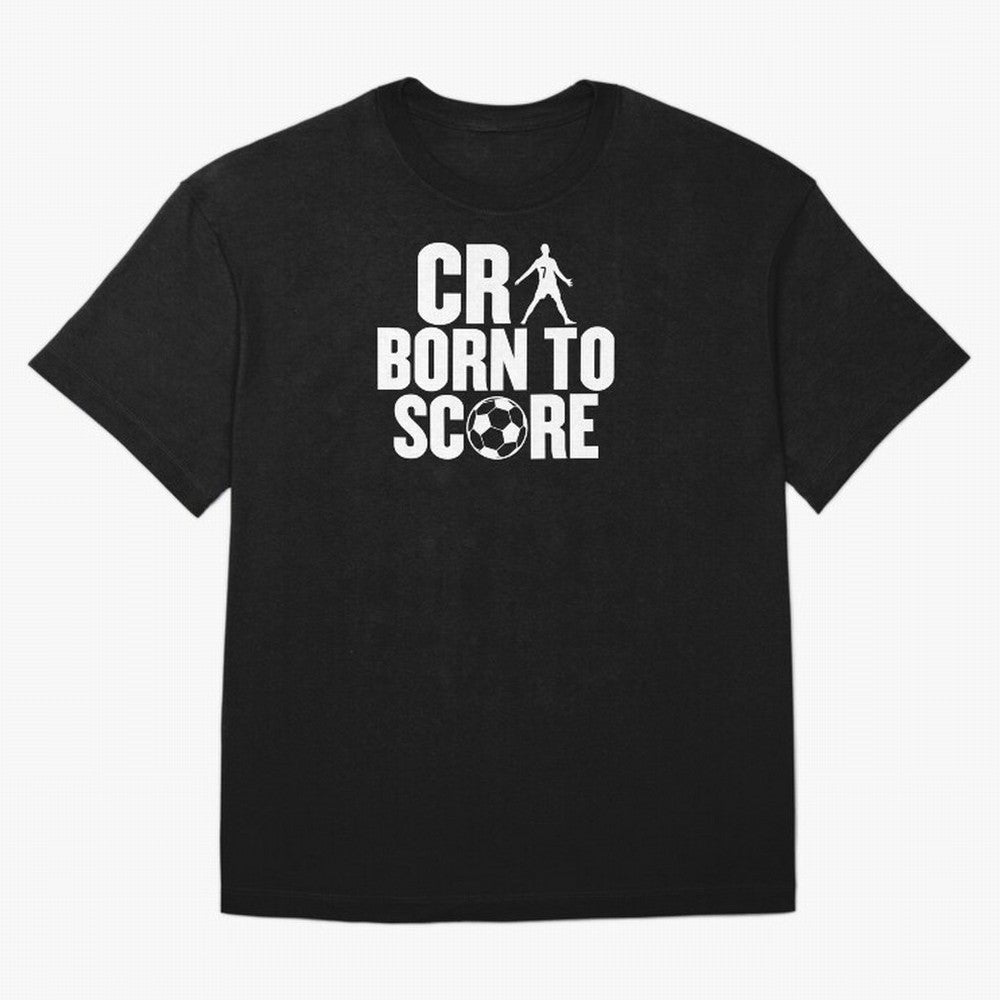 Cr7 Born To Score Oversized T-Shirt Fuel Your Fan Pride for FIFA World Cup 2026 USA Canada Mexico Driven by Neymar, Argentina Energy, Tournament Hype, Historic Matchups, Family Viewing Parties and Global Sports Pride; Made for Collectors Who Enjoy
