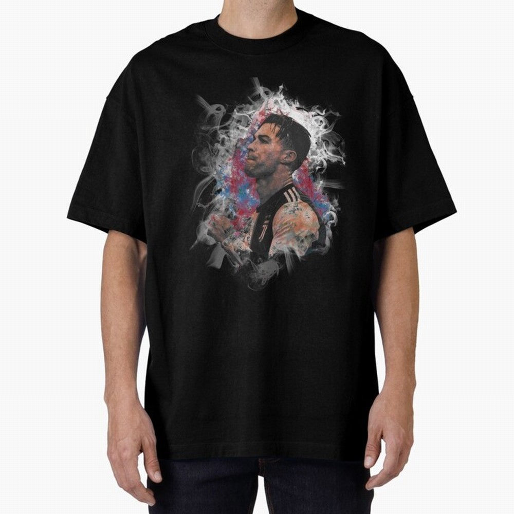 Cristiano Ronaldo pop art painting of ronaldo Oversized T-Shirt Celebrate Rivalries and Pride in FIFA World Cup 2026 Group Stage for Fans of Messi and Cristiano Ronaldo and England, Bringing Global Supporter Spirit, Legendary Goals, National Colors