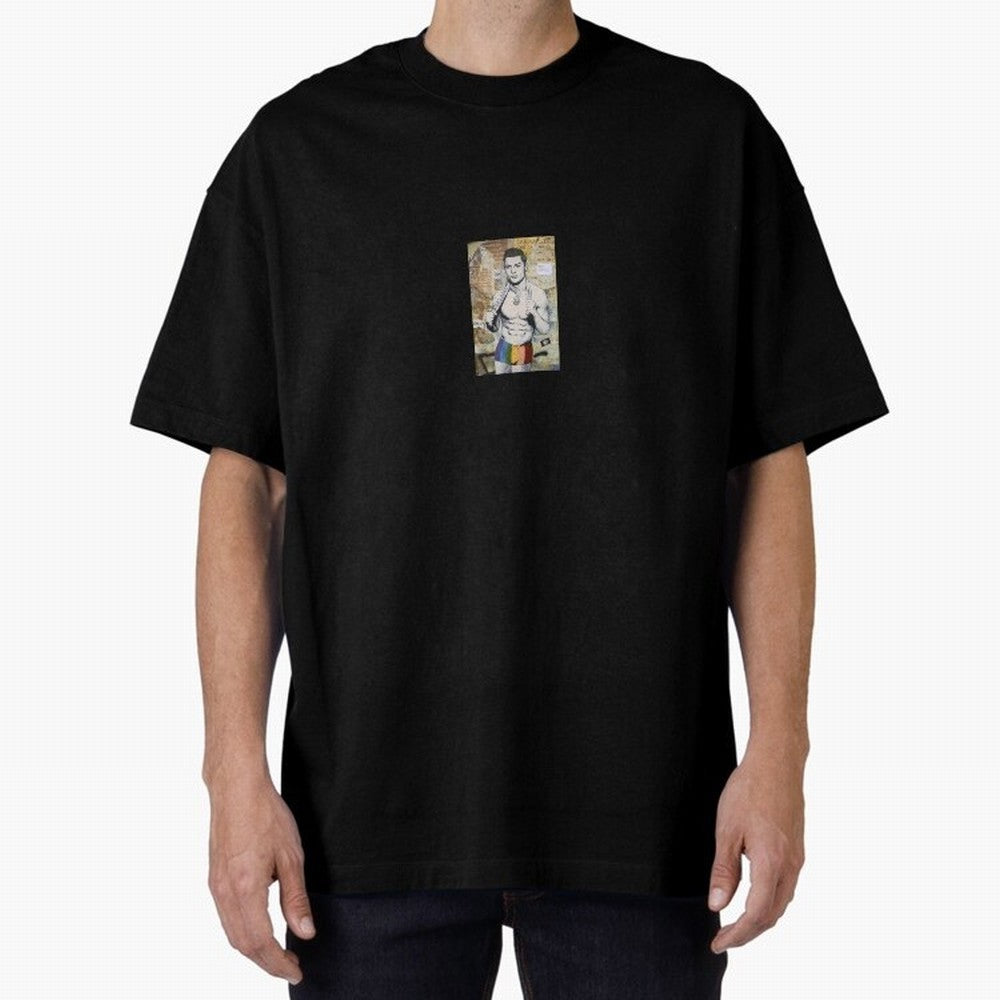 Cristiano Ronaldo LGBT graffiti Oversized T-Shirt Bring Home FIFA World Cup 2026 Group Stage for Fans of Cristiano Ronaldo, Haaland and CR7 and Brazil, Portugal and Argentina, Bringing Football Festival Excitement, Trophy Ambitions, Country