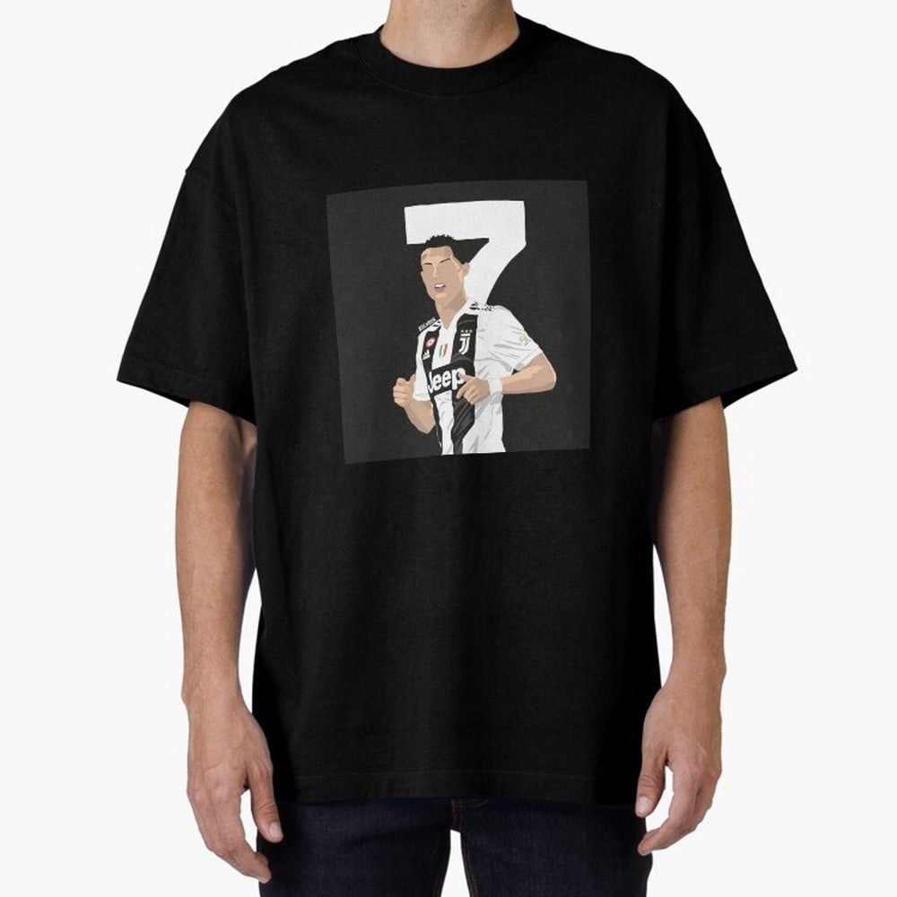 Cristiano Ronaldo Oversized T-Shirt Join the Global Buzz around Global Football Passion for FIFA World Cup 2026 USA Canada Mexico, Centered on Cristiano Ronaldo, Haaland and CR7, France, Champion Mindset, Group Stage Buzz, Knockout Tension and