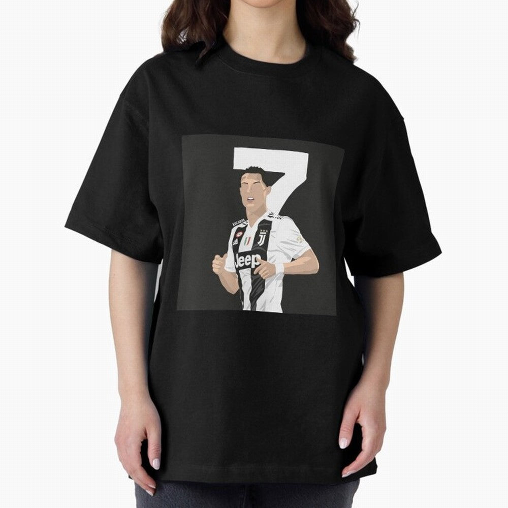 Cristiano Ronaldo Oversized T-Shirt Join the Global Buzz around Global Football Passion for FIFA World Cup 2026 USA Canada Mexico, Centered on Cristiano Ronaldo, Haaland and CR7, France, Champion Mindset, Group Stage Buzz, Knockout Tension and
