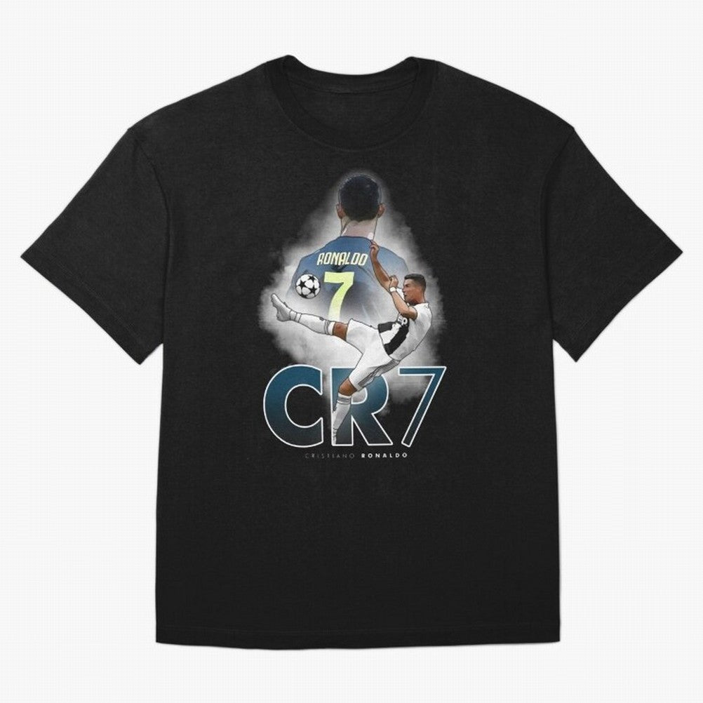 CR7 Oversized T-Shirt Celebrate the Next Chapter of Global Football Passion for FIFA World Cup 2026 Group Stage, with Mbappe and Neymar, Argentina, Tournament Hype, Historic Matchups, Family Viewing Parties and Global Sports Pride; Great for Watch