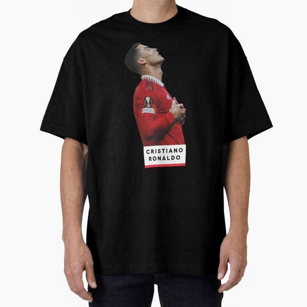 New Celebration Ronaldo Oversized T-Shirt Represent Football Lovers during Global Football Passion for FIFA World Cup 2026, Featuring Neymar, Haaland and Cristiano Ronaldo, England and Germany, Championship Spirit, Famous Goals, Roaring Crowds and