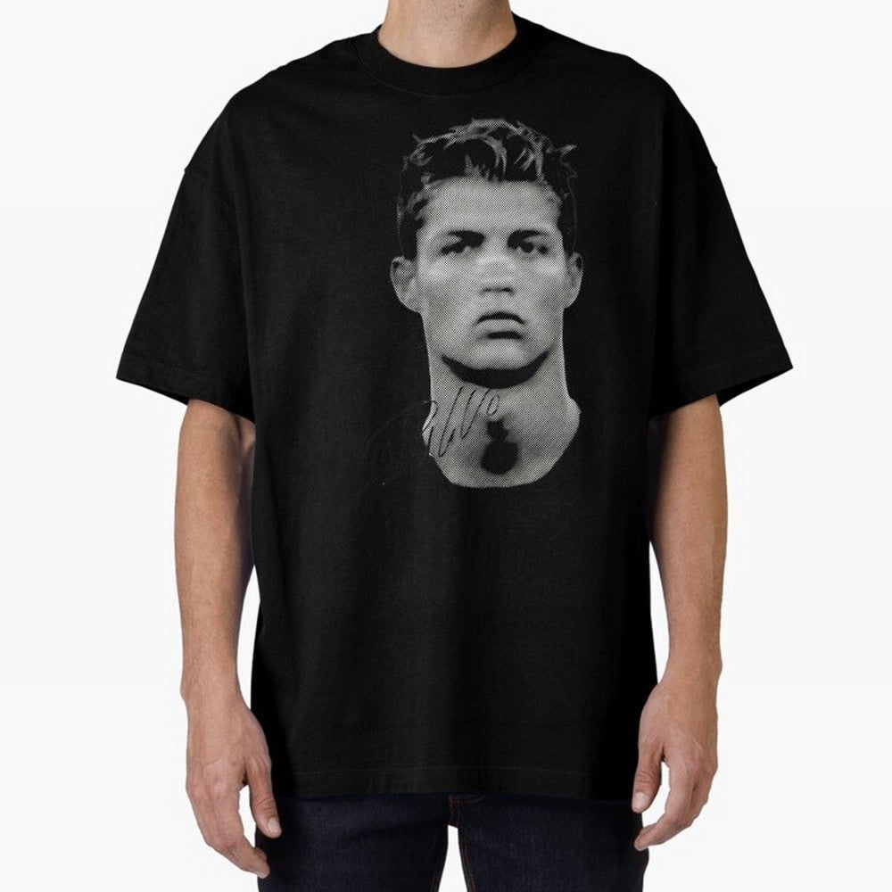 Cr7 Oversized T-Shirt Show Your Love for Global Football Passion for FIFA World Cup 2026, Celebrating Cristiano Ronaldo, Brazil, Portugal and Argentina, Supporter Pride, Iconic Celebrations, Legendary Names and Global Match Day Energy; Built for