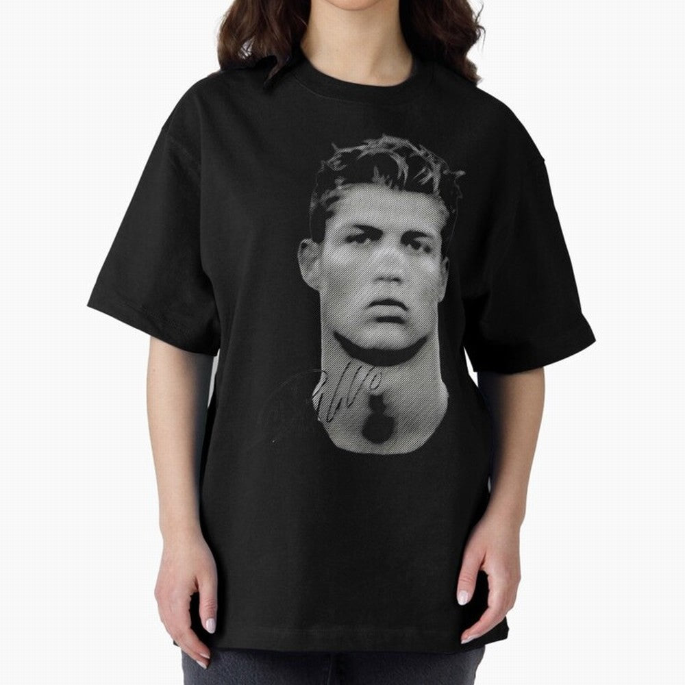 Cr7 Oversized T-Shirt Show Your Love for Global Football Passion for FIFA World Cup 2026, Celebrating Cristiano Ronaldo, Brazil, Portugal and Argentina, Supporter Pride, Iconic Celebrations, Legendary Names and Global Match Day Energy; Built for