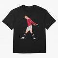 Cristiano Ronaldo Celebration Oversized T-Shirt Show Match Day Excitement for FIFA World Cup 2026 for Fans of Cristiano Ronaldo, Haaland and CR7 and Brazil, Bringing Tournament Hype, Historic Matchups, Family Viewing Parties and Global Sports