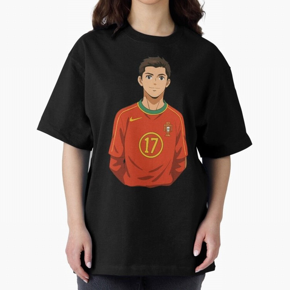 Ronaldo Oversized T-Shirt Show Love for Legendary Goals in FIFA World Cup 2026 Driven by Mbappe, Portugal, Spain and Germany Energy, Football Passion, Legendary Performances, Festival Vibes and Supporter Community; Ideal for Fans Who Follow Messi,