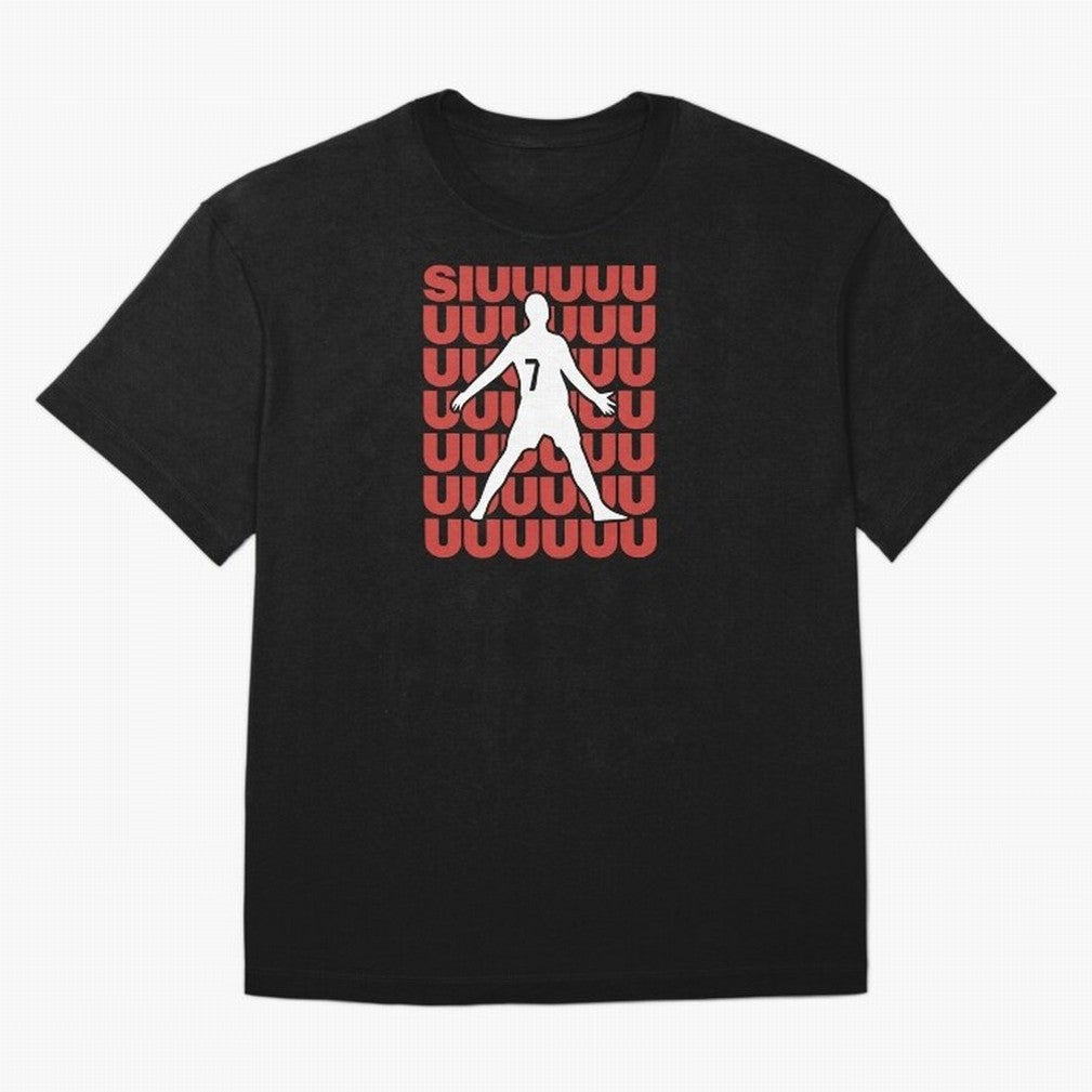 SIUUUUUU! Ronaldo Oversized T-Shirt Celebrate the Stars of FIFA World Cup 2026 Spirit, Connected to Brazil, Mbappe and Neymar, Football Festival Excitement, Trophy Ambitions, Country Rivalries and Star Player Buzz; Created for Match Day Parties,