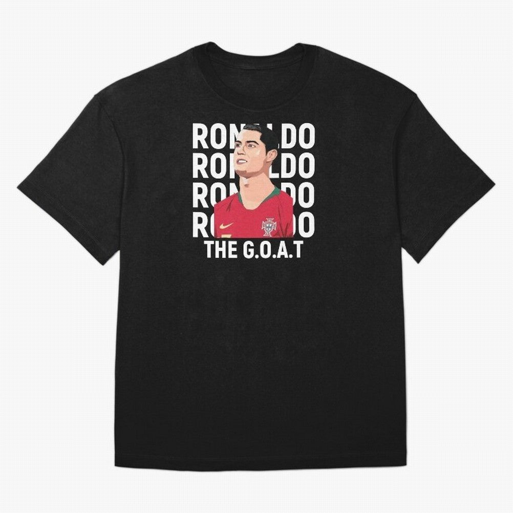 Ronaldo The Goat Oversized T-Shirt Celebrate Rivalries and Pride in FIFA World Cup 2026 USA Canada Mexico Filled with Neymar, France and Portugal Energy, Supporter Pride, Iconic Celebrations, Legendary Names and Global Match Day Energy; Perfect for