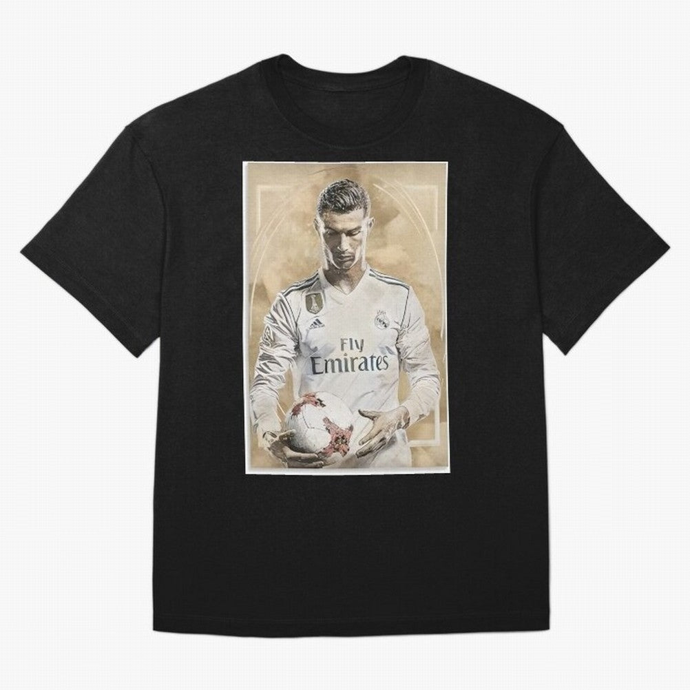 Cr7 Oversized T-Shirt Spotlight Match Day Hype around FIFA World Cup 2026 Group Stage, Haaland, Brazil, Sports Nostalgia, International Competition, Famous Players and Unforgettable Victories; Great for Watch Parties, Sports Bars, Family Nights,