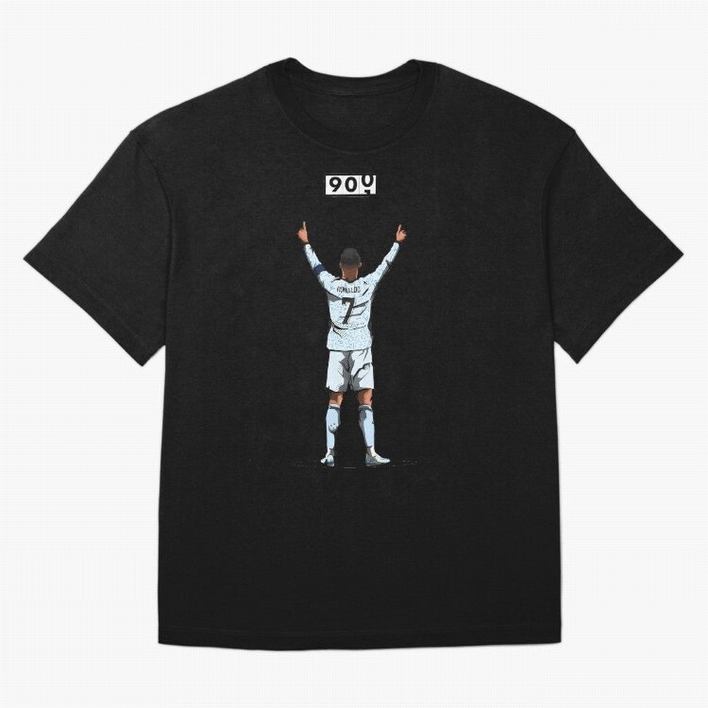 Ronaldo 900 Goals Celebration Iconic Football Design Oversized T-Shirt Feel Match Day Hype around FIFA World Cup 2026, Cristiano Ronaldo, Haaland and CR7, England, France and Netherlands, Retro Football Energy, Iconic Rivalries, Trophy Chase Drama